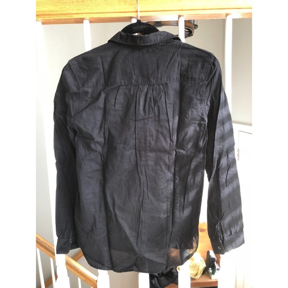 SOLD Black dress button down shirt - Picture 2 of 2